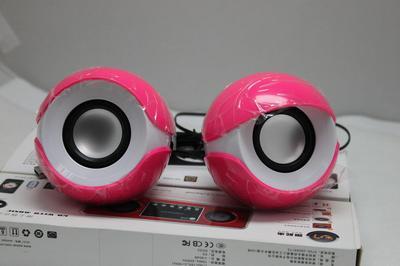 【大眼妹迷你桌面音箱,2.0小對箱屁顛蟲音響】價格,廠家,圖片,其他影音電器,深圳市奧斯科爾電子-